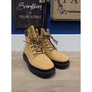 Timberland Ray City Leather Boots Women’s 8.5 Wheat Nubuck NWOB